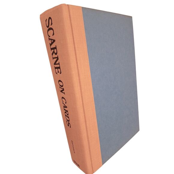 1974 John Scarne On Cards Hardcover Dust Jacket Cheating Gambling Technical How - Picture 4 of 16